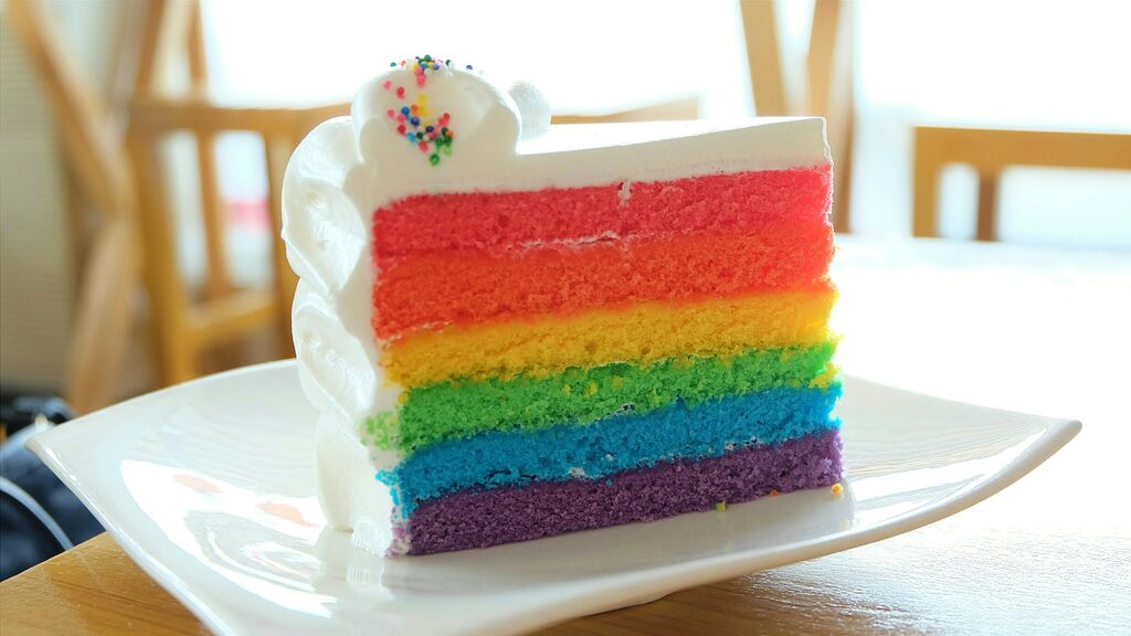 colourful cake