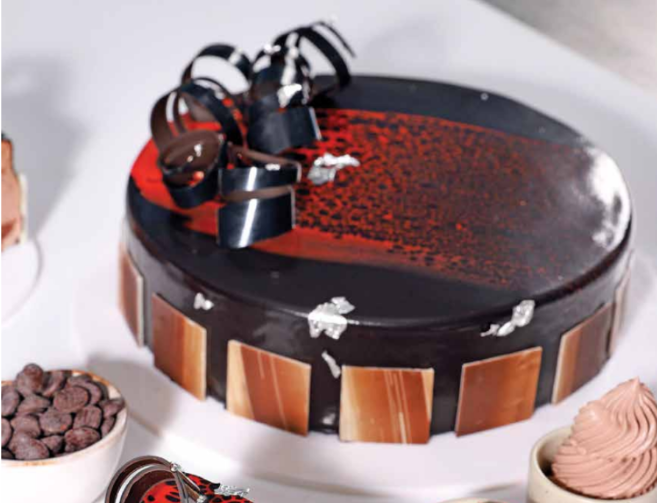 Choco Raspberry cake